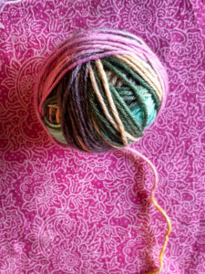 Wool, ball of yarn, close-up, needlework, knitting Wool, ball of yarn, close-up, needlework, knitting